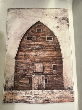 Rustic Brown canvas Barn Wall Art Canvas - Unbranded